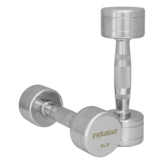 EVA-U0412｜CHROMED STEEL DUMBBELL(2 lbs - 22 lbs)