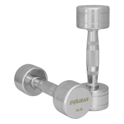 EVA-U0412｜CHROMED STEEL DUMBBELL(2 lbs - 22 lbs)