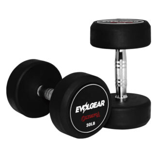 EVA-U0441｜ROUND RUBBER DUMBBELL(5 lbs - 110 lbs)